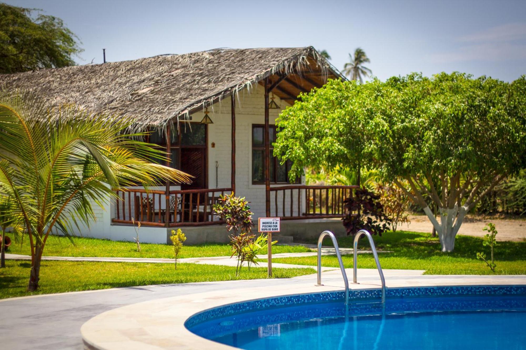 La Choza Bungalows Tambo Grande Esterno foto