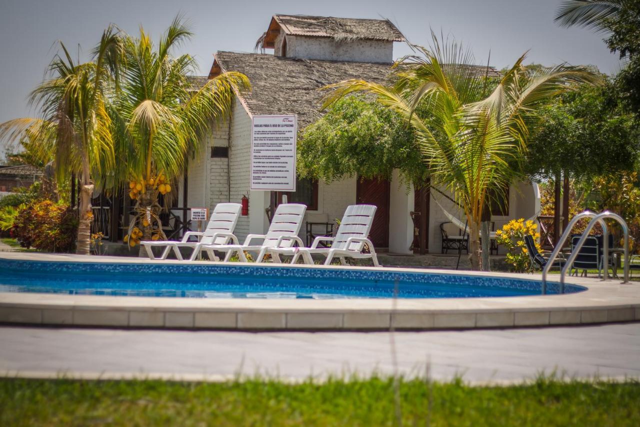 La Choza Bungalows Tambo Grande Esterno foto